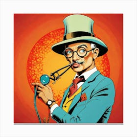 Man With A Pipe 1 Canvas Print