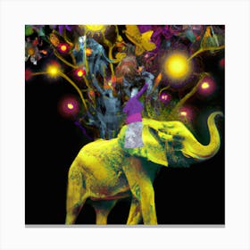 Elephant In The Sky Canvas Print