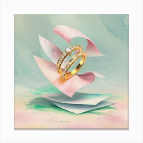 Engagement Ring 1 Canvas Print