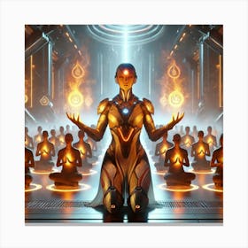 Kaida Ashheart Wisdom Of The Flame Canvas Print