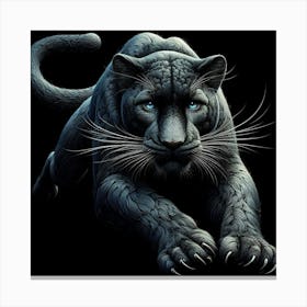 Black Panther 5 Canvas Print