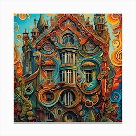 House In The Sky 1 Canvas Print