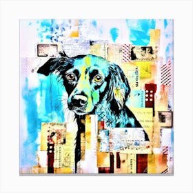 Bluey Dog - Cute Dog Tude Canvas Print