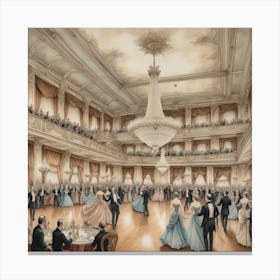 Ballroom Dance art Canvas Print