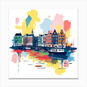 Amsterdam Cityscape 1 Canvas Print