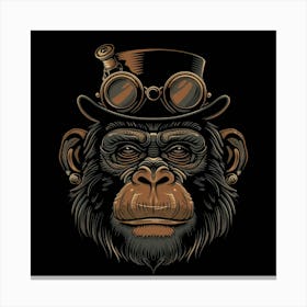 Steampunk Monkey 27 Canvas Print