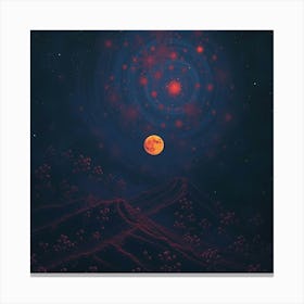 Moon In The Sky 2 Canvas Print