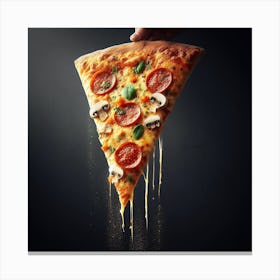 Pizza48 Canvas Print