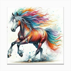 Rainbow Horse 2 Stampe su tela