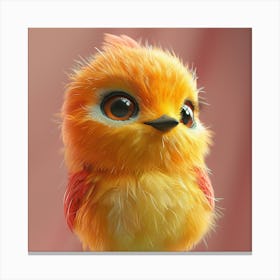 Cute Little Bird 23 Canvas Print