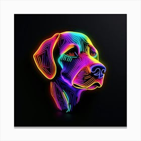 Neon Labrador Dog Toile