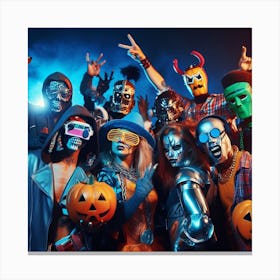 Halloween Party 32 Canvas Print