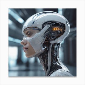 Futuristic Woman 126 Canvas Print