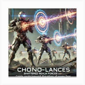 Chrono Guardians Chrono Lances Canvas Print