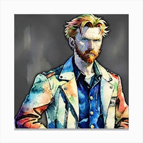 Man In A Jacket 1 Canvas Print