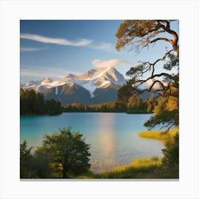 Chilean Lake Canvas Print