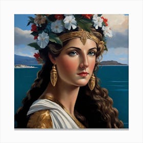 Greek Goddess 1 Canvas Print