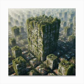Cityscape Of The Future Canvas Print