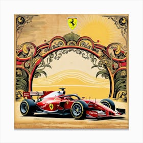 Ferrari F1 Car Canvas Print