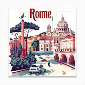 Rome, Italy Canvas Print