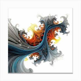 Abstract Fractal Canvas Print