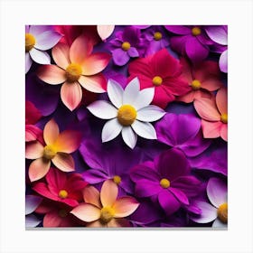 Flowers Stock Videos & Royalty-Free Footage 2 Canvas Print