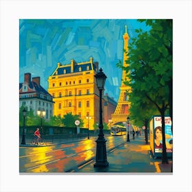 Paris At Night 1 Canvas Print