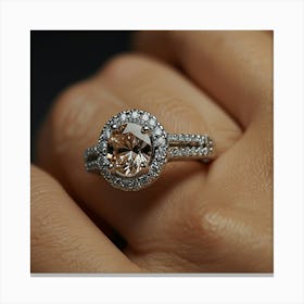 Engagement Ring Canvas Print