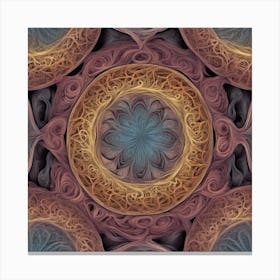 Abstract Fractal Pattern Canvas Print