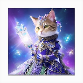 Princess Cat 3 Canvas Print