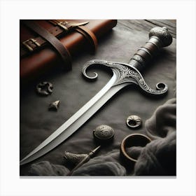 Muslim sword Canvas Print