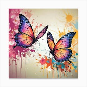 Butterfly Painting 143 Canvas Print