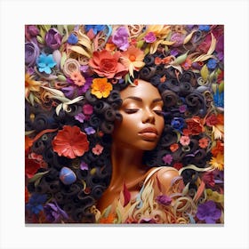 Flower Girl 11 Canvas Print