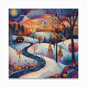 Winter Landscape 6 Canvas Print