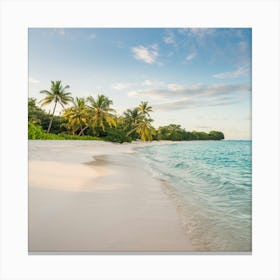 Sunset On The Beach Canvas Print