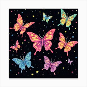 Colorful Butterflies 6 Canvas Print