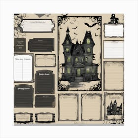 Haunted House Canvas Print