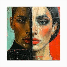 Two Faces 6 Canvas Print