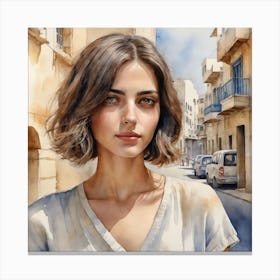 Israeli Woman 2 Canvas Print