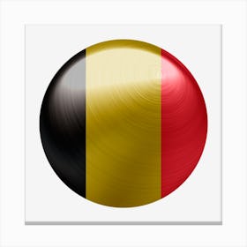 Belgium Flag Country Europe Canvas Print