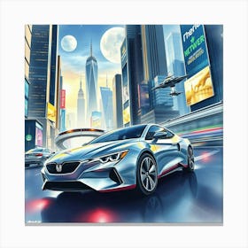 Car Art 84 Canvas Print