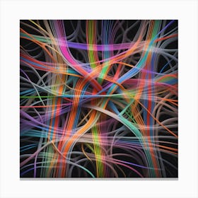 Abstract Lines Canvas Print