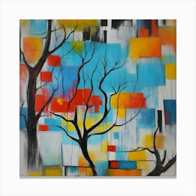 Abstract Of Trees 2 Canvas Print