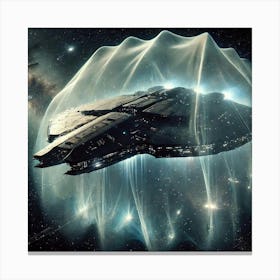 Eclipse Class Dreadnought Stealth Cloak Converted Canvas Print