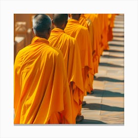 Monks In Thailand 1 Canvas Print