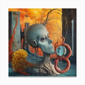 The Worm Canvas Print