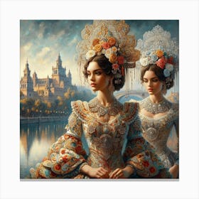 beautiful lady85 Canvas Print