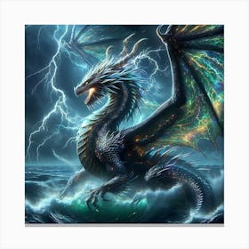 Lightning Dragon 1 Canvas Print