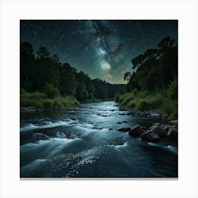 Milky River Canvas Print