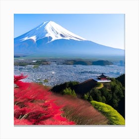 Beautiful Mt Fuji Canvas Print